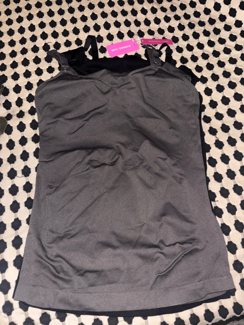 Maternity/Nursing Tank Top with Built-In Support